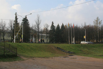 Горка к стадиону около ДК имени Ленина, 2007 год