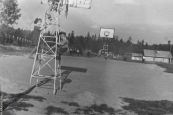 Площадка для баскетбола стадиона Зенит, 1960-е годы