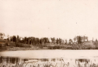 Река Воря в районе лодочной станции, 1980-е годы