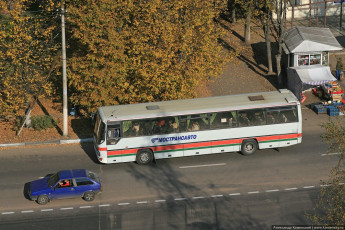 Автобус MAN на проспекте Янгеля в Красноармейске, 2008 год