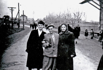 Красноармейское шоссе в районе Площади Победы, 1950-е годы
